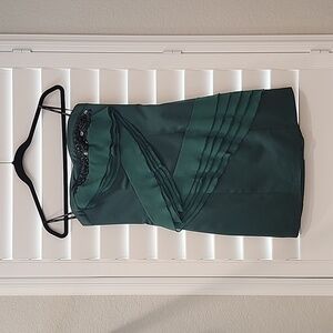 Green Tube Mini Dress